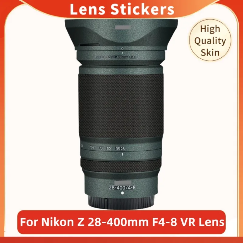 Customized Sticker For Nikon Z 28-400 Decal Skin Camera Lens Vinyl Wrap Film Protective Coat For NIKKOR Z 28-400 F4-8 F/4-8 VR