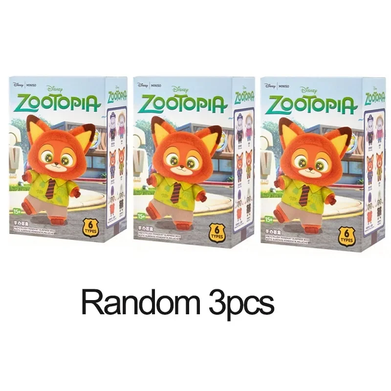

НОВАЯ слепая коробка серии Disney Zootopia Judy Nick, виниловая плюшевая подвеска с персонажем мультфильма, модная коробка для игрушек, Рождественский подарок! !