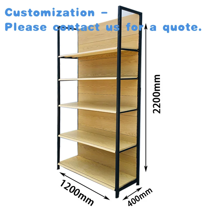 

custom.Q235 Cold Rolled Steel Luxury Display Shelves Commercial Supermarket Rack