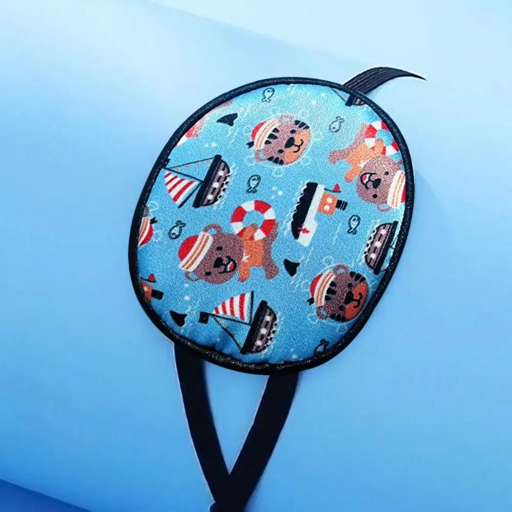 Уход за зрением, детская шелковая повязка на один глаз, коррекция астигматизма, эластичная детская повязка на глаз при амблиопии, удобный мультяшный