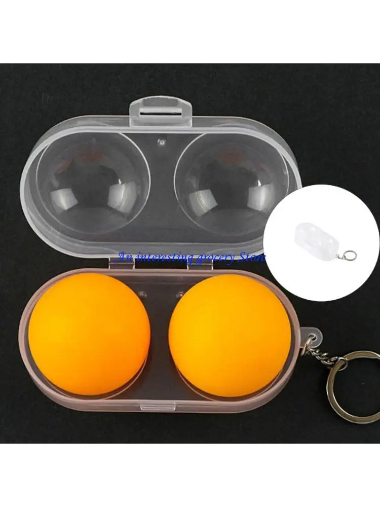 

652D Multiple Size Pingpong Ball Protective Case With Hook Light weight Organizers