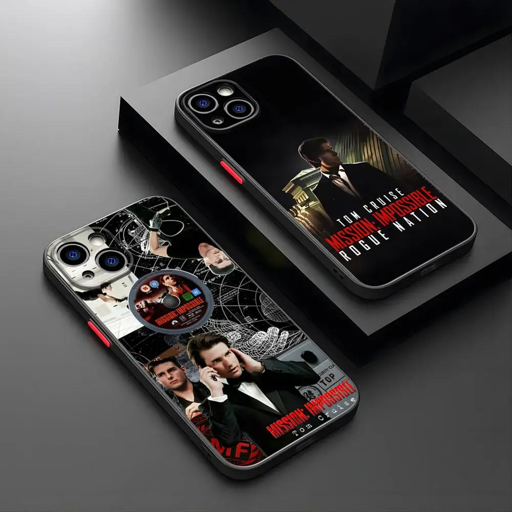 Mission Impossible Tom Cruise Phone Case Matte Translucent For IPhone 15 Pro 14 Pro Max 13 11 12 Mini Xs X Xr 7 8 Plus Se Cover