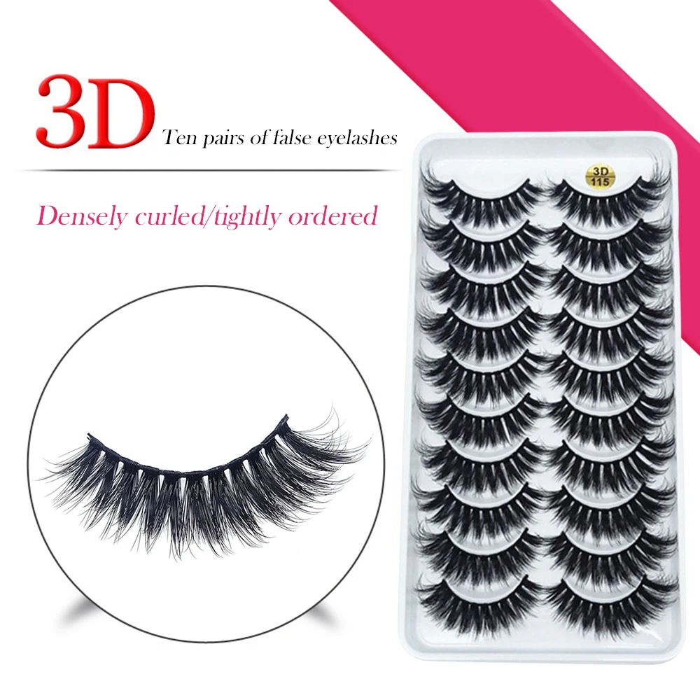 Natural Fake Eyelashes Set Soft and Comfortable for Daily Theme Party, Cosplay