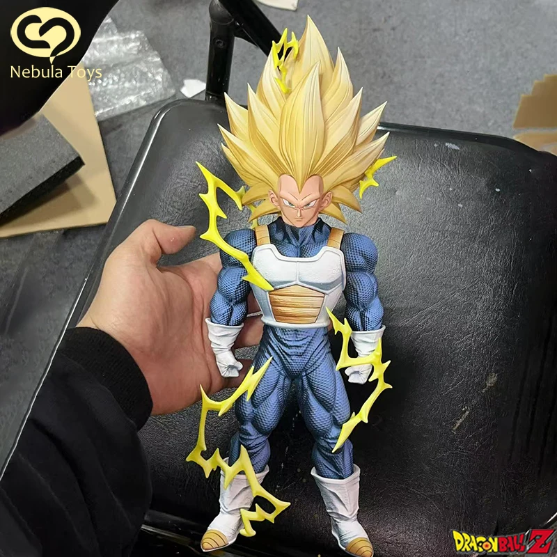 

Фигурка Драгон Болл: Вегета Супер Сайян, ПВХ, с цветными спецэффектами, модель статуэтки Вегеты, игрушка, подарок