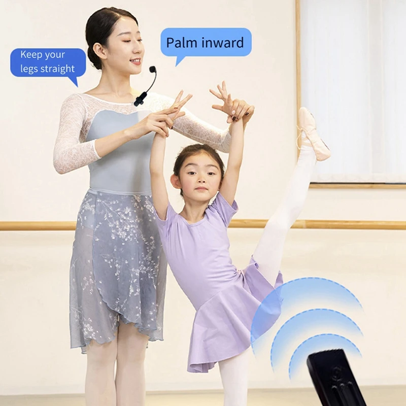 

Wireless Microphone Set 2.4G Dual Wireless Headset Mini Portable Microphone Suitable For Karaoke