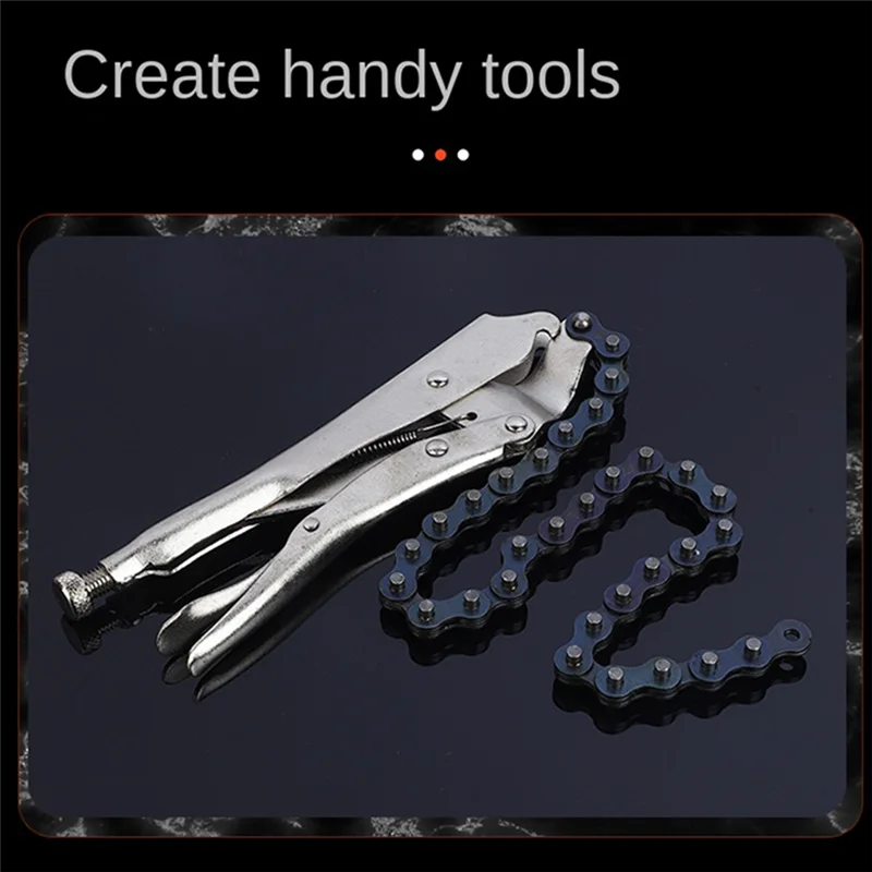 ABXF-Щипцы для цепи, удлиненный многофункциональный универсальный цепной хомутовый ключ промышленного класса 10 дюймов