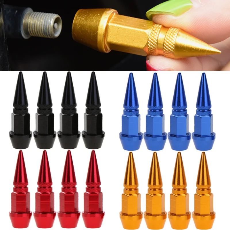 Car Motorcycle Tire Wheel Styling Valve Caps Alloy Metal Cover Wheel Tire Styling Valve Cap Auto Exterior Accessories