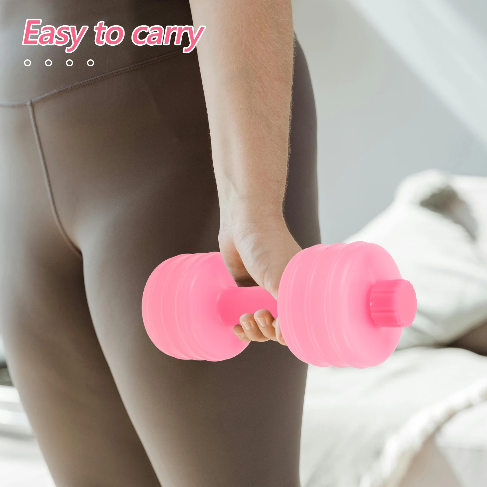 

2 Pcs Women's Body Shape Dumbbells Water Cup Exercise Jug for Sports Shaped Bottle