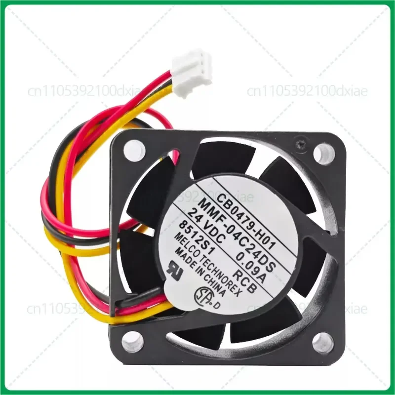 for NewCB0479-H01 for MMF-04C24DS-RCB 24V 0.09A Quiet Cooling Fan High Airflow Low Noise Durable Blower Replacement Pack of 3