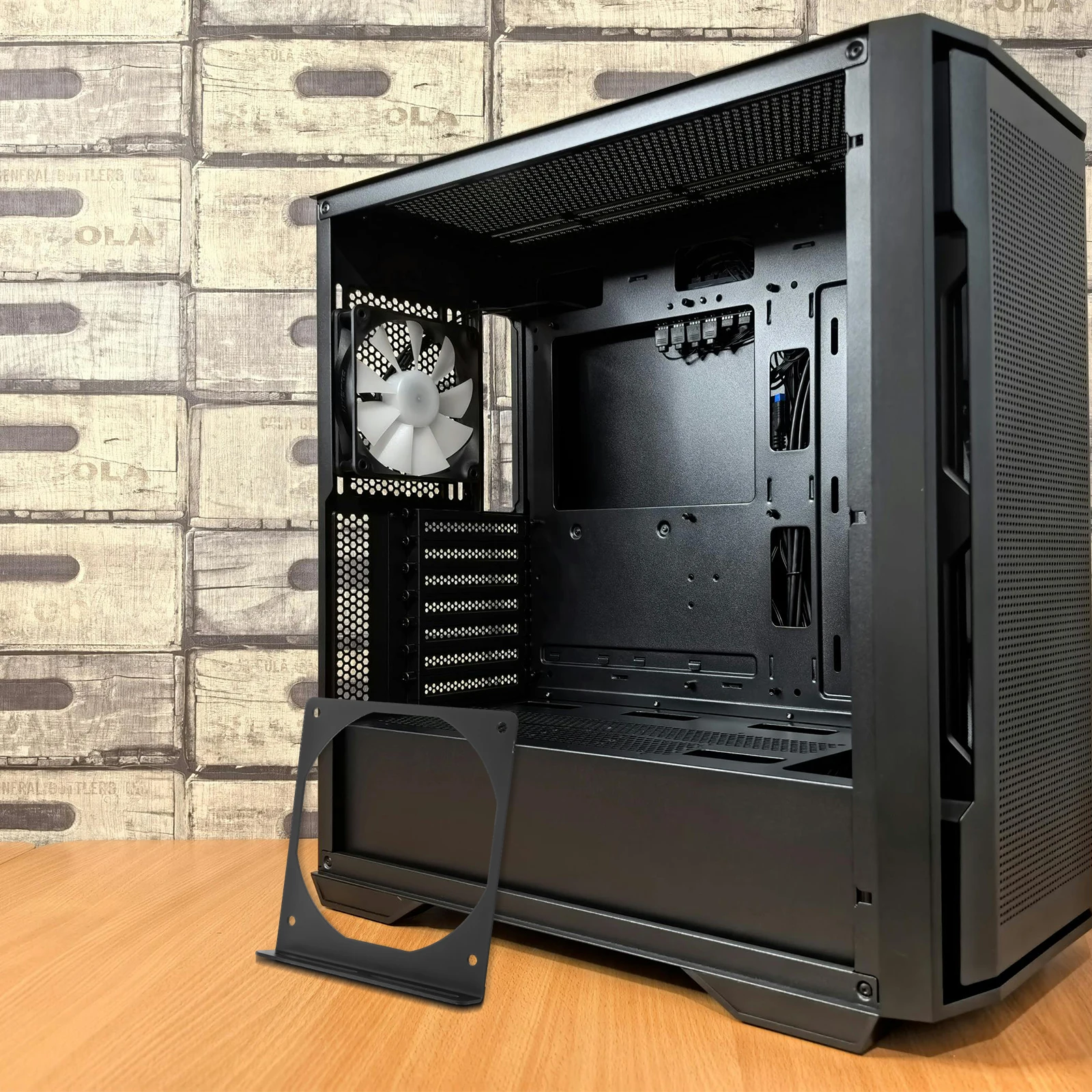 

Radiator Bracket For Pc Sturdy Metal Cooling Mount Support Rack Compatible With Various Computer Fan Systems Easy Installation