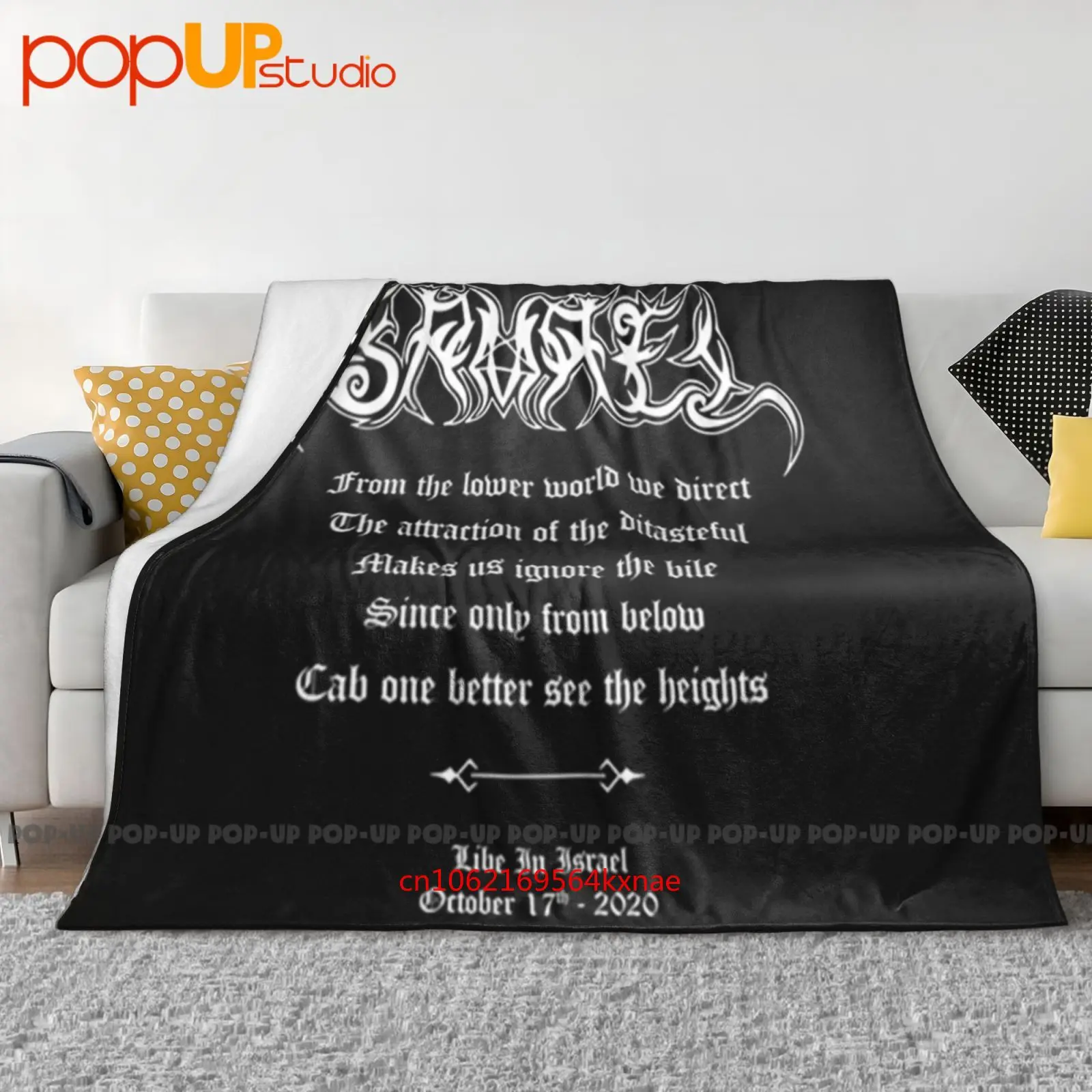 Vintage Samael - Ceremony Of Opposites Tel Aviv Show Ultra-Soft Blanket Quilt Winter Sofa Cover Bed Covers