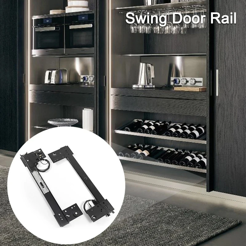 Concealed 10-18Kg Bearing Capacity Furniture Pocket Door Sliding System