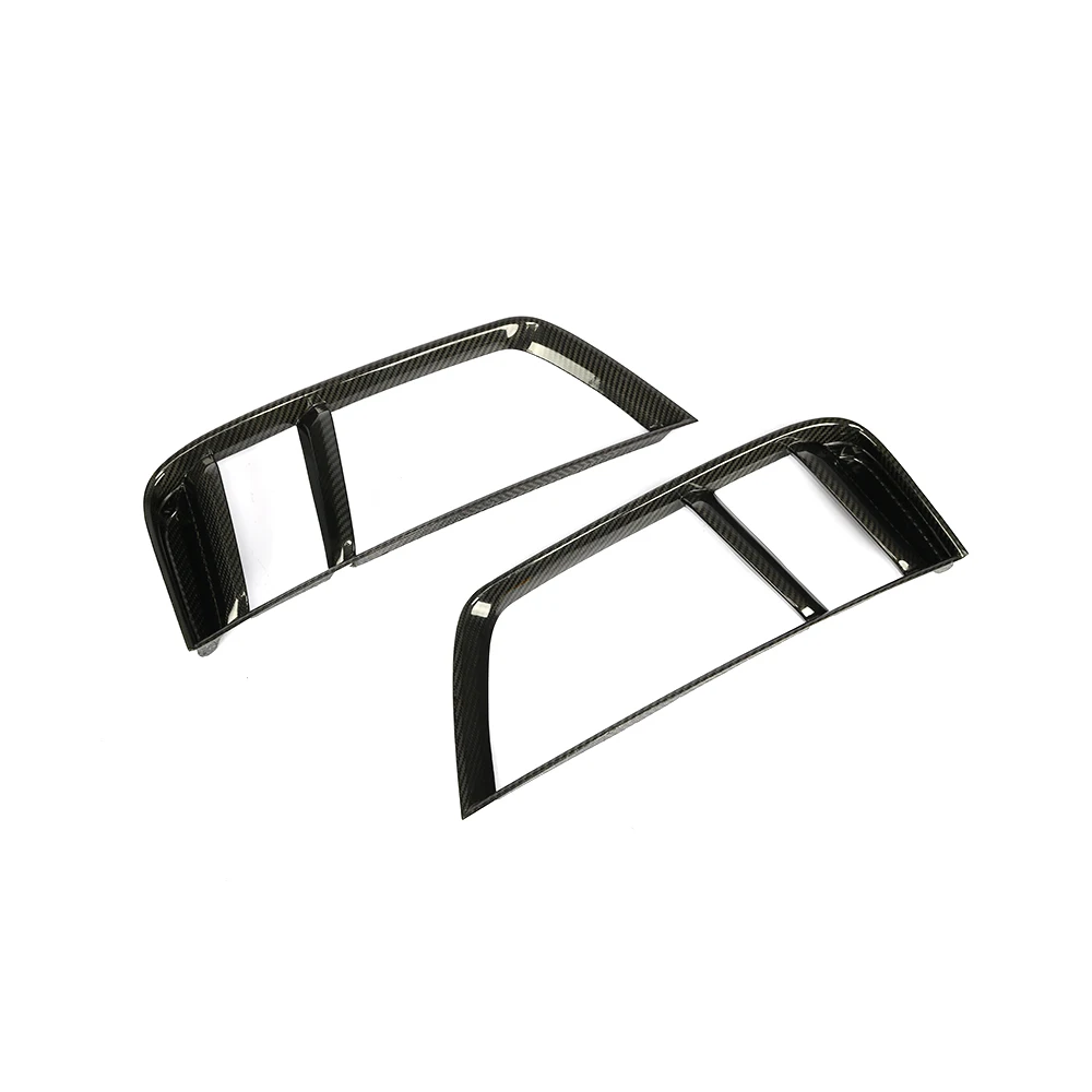 Carbon Fiber R8 Rear Bumper Lower Honeycomb Grill Air Vents for R8 V10 Plus Coupe 2-Door 16-18