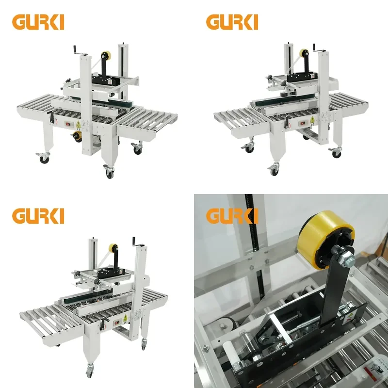 for GURKI Automatic Carton Sealing Machine Box Cone Packaging Line Tape Sealer Suitable for Transportation Warehouses