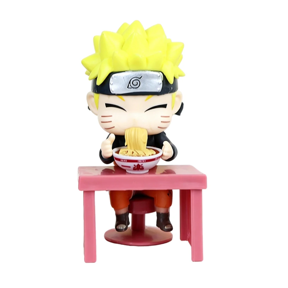 Bestseller Naruto Shippuden Ramen Themen-Serie Blind Box - Chibi Mini PVC Anime-Figuren, Uchiha Sasuke & Naruto Spielzeug, Tägliche Geschenke