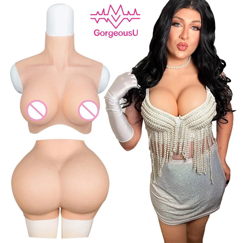 

Silicone Breast Forms Fake Tits Enhancer For Crossdresser Drag Queen Mastectomy Fake Boobs Tits Breast Male To Sissy For Men