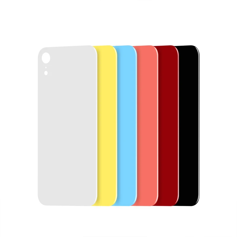For iPhone XR AAA Lot Big Lens Back Glass Original Material Colorful EU/AU Back Housing Removal Replacement Repair Tools Parts