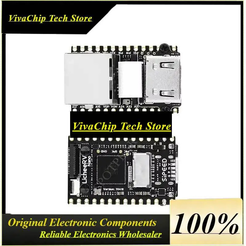 VivaSipeed NanoKVM UART Serial Port Remote Control, RISC-V IP-KVM Module, Raspberry Pi Compatible Remote Management Board