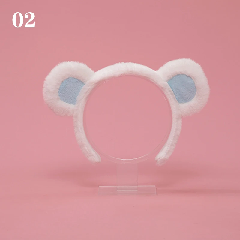 New Lolita Plush Hair Hoop Animal Bear Ears Headbands Hair Band Cute Headpiece Anime Lolita Cosplay Accessories