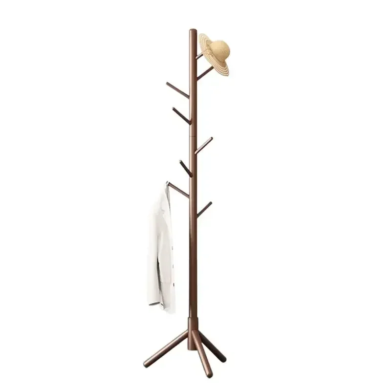 

Entrance Clothes Rack Wood Detachable Bedroom Wood Corner Minimalist Clothing Appendiabiti Hall Furniture