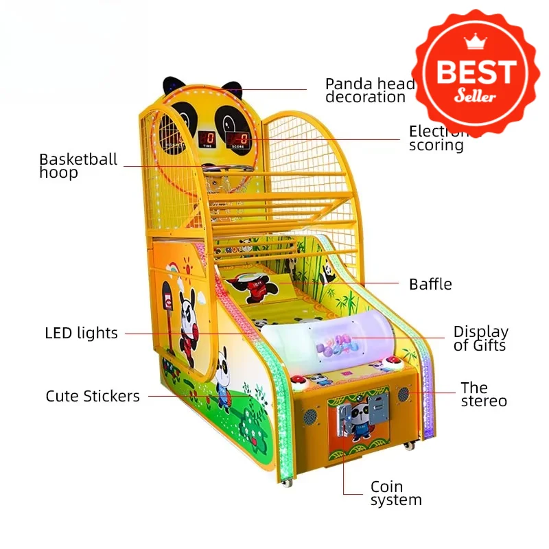 Basketball Game Machine Customized Indoor Arcade Shooting Game Electronic Sports Entertainment Machine Commercial Use