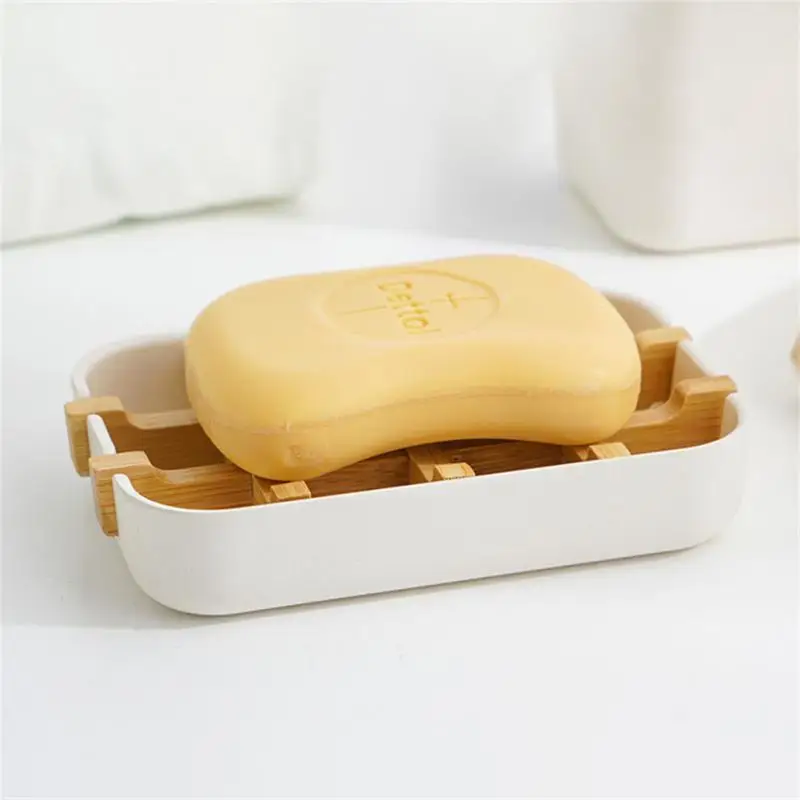 Drain Soap Dish Detachable Durable Household Articles Storage Tray Shelf Strong Load-bearing Soap Box Bathroom Supplies Generous