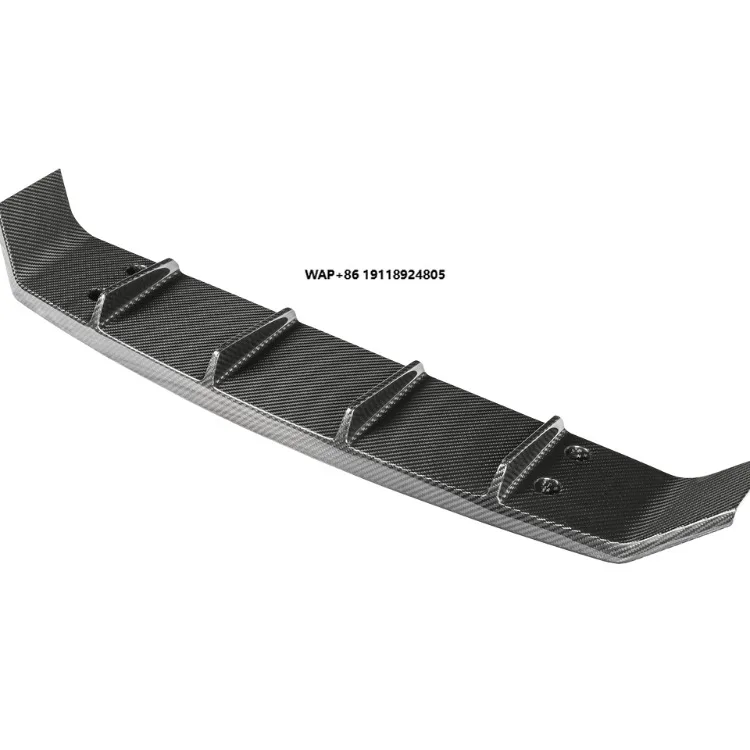 

GTS TKT Style Dry Carbon Fiber Rear Diffuser Trims for Cayenne Coupe 9Y0.1 9Y0.2 2018-UP Replace