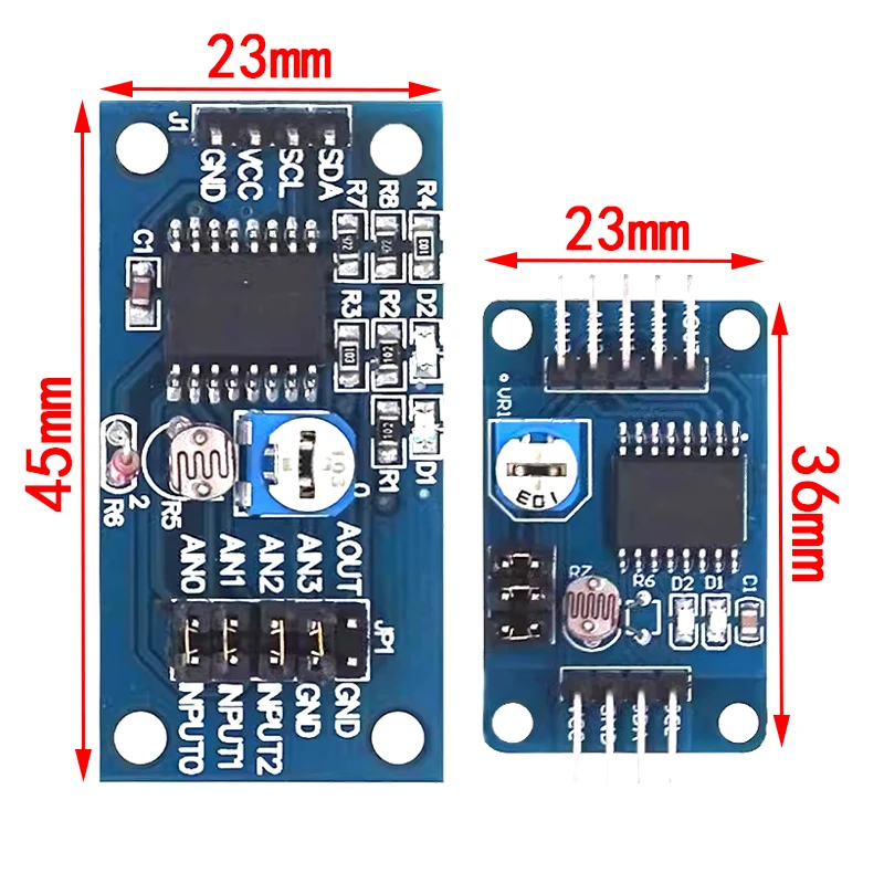 PCF8591 AD / DA Conversion of to Digital /Digital-to- Converter Module Temperature Illumination