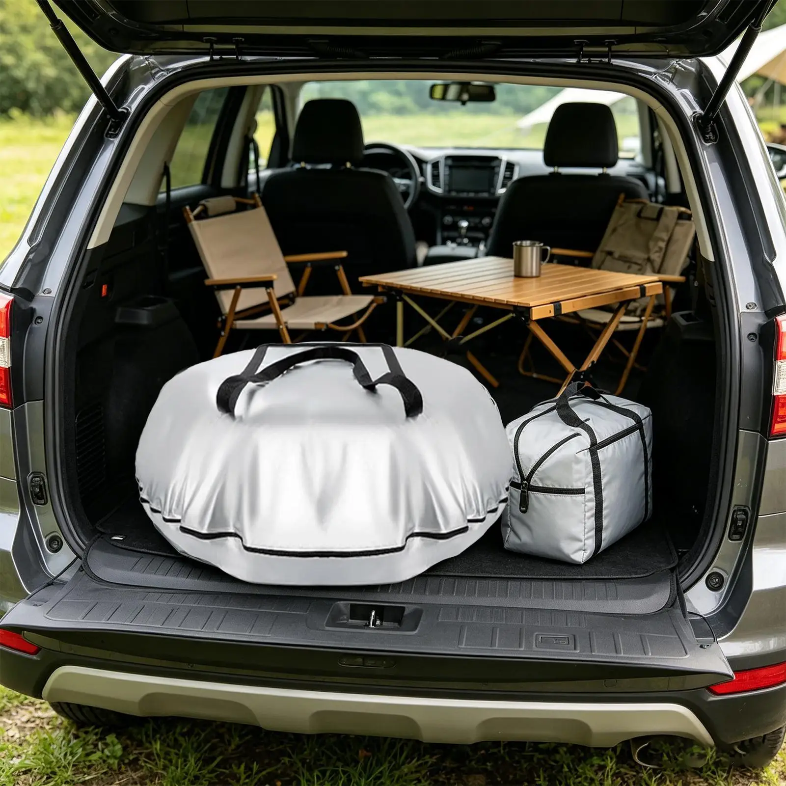 Spare Tire Bag with Handle 600D Oxford Heavy Duty Protective Portable RV Wheel Bags for Car Trailer Camper RV Sedan Home Garage
