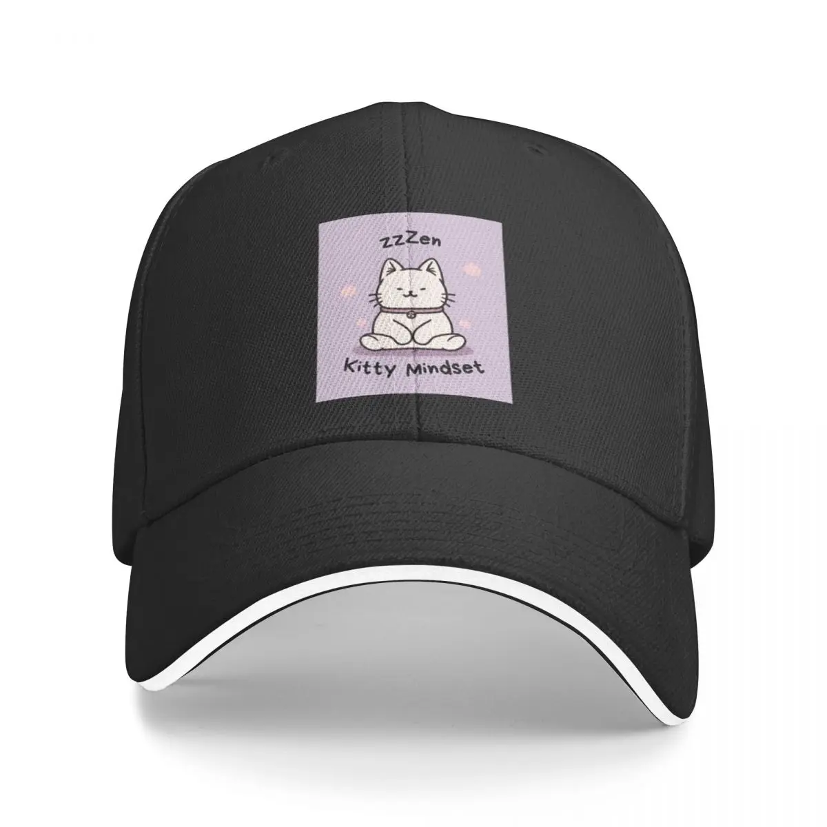 Kawaii Cute Yoga Meditating Cat A Baseball Caps Hat