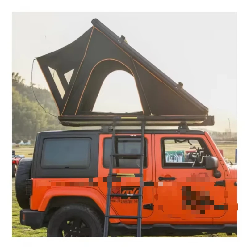 

Fully Automatic Waterproof Hard Shell Car Roof Tent-Outdoor Camping Sunshade for 2-Person Made Oxford Fabric Aluminum Alloy Tent