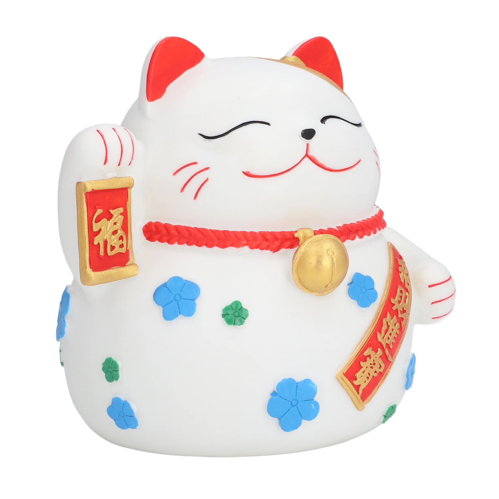 Large Piggy Bank PVC Vinyl Washable Fadeless Waterproof Lucky Cat Shaped Coin Bank Deposit 1000 Coins for Home Bedroom Study