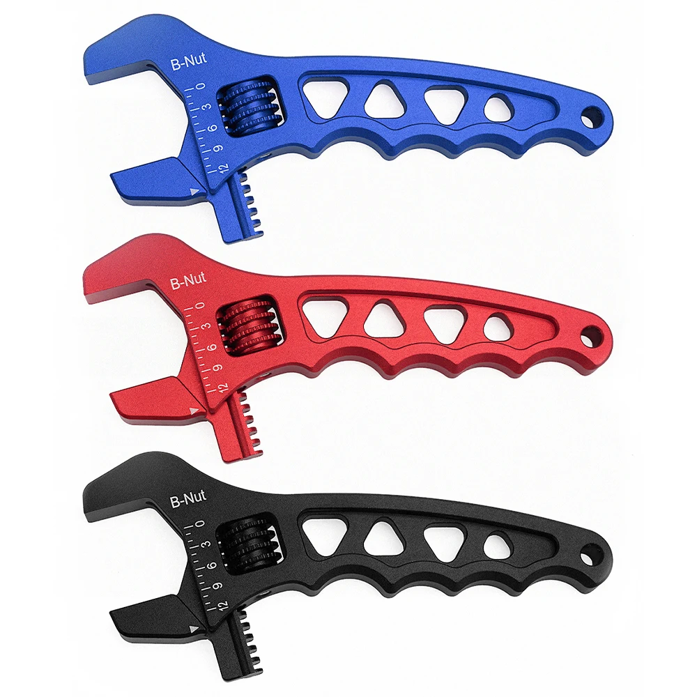 RASTP-3AN-12AN Adjustable AN Wrench Tool Aluminum Anodized Spanner For Hose End Fitting RS-OFI085