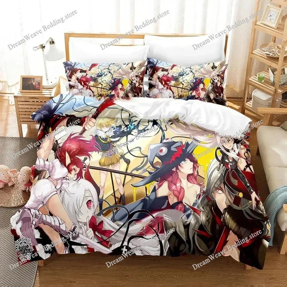 Anime Pixiv Fantasia T Bedding Set Duvet Cover Bed Set Quilt Cover Pillowcase Comforter King Queen Size Boys Adult Bedding Set96 5