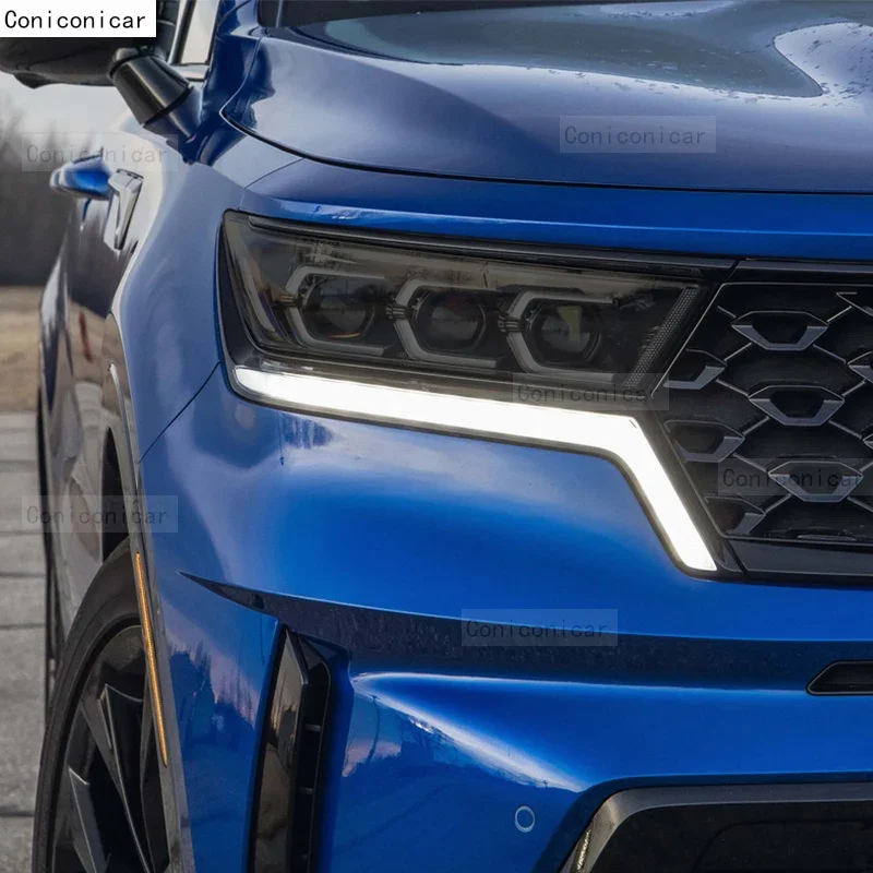 طبقة رقيقة واقية ملصقات بولي يوريثان لكيا سورينتو 2021-2023 سيارة العلوي المدخن أسود شفاف المضادة للخدش اكسسوارات PPF