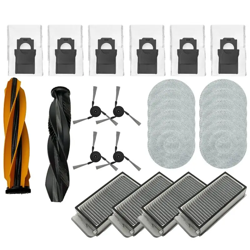 IALJ-Compatible For Dreame X50 Ultra/S40 Enhanced Edition Vacuum Parts Main Roller Side Brush Hepa Filter Mop Cloth Dust Bag A