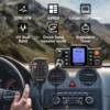 WOUXUN KG-M70 25 ワットモバイルラジオクロスバンドリピーターデュアルバンド長距離 999CH ハイパワーカーラジオステーションマイク付き 2