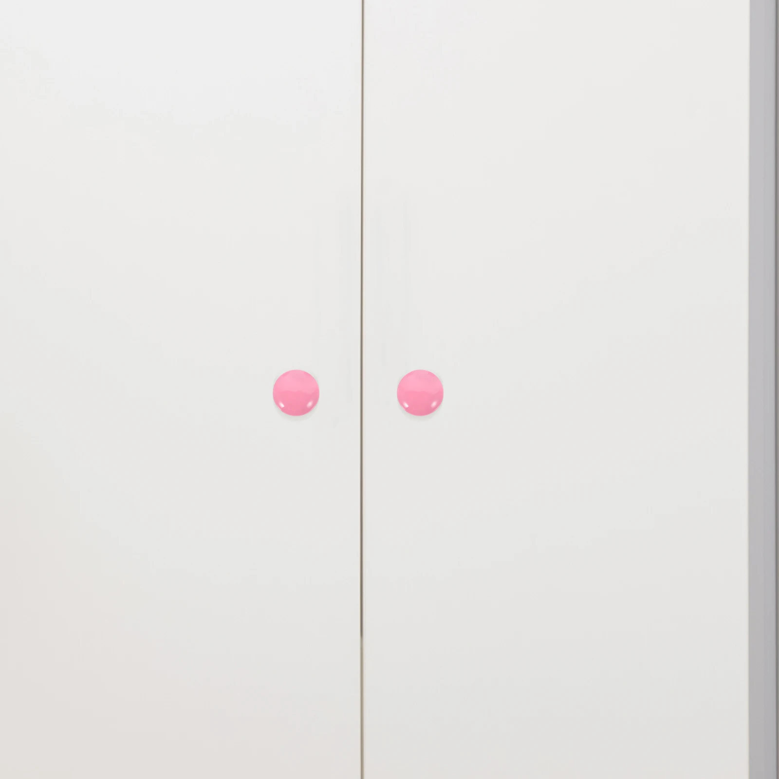 

6 Pcs Door Handle Wooden with Drawer Wardrobe Cupboard Pull Handles Furniture Knobs for Dresser Cabinet Small Cabinets Pink