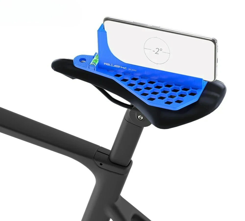 

RISK Bike Saddle Seat Cushion Horizontal Angle Measuring Tool Bicycle Saddle Correction Measurement Gauge Adjustment Tool Level