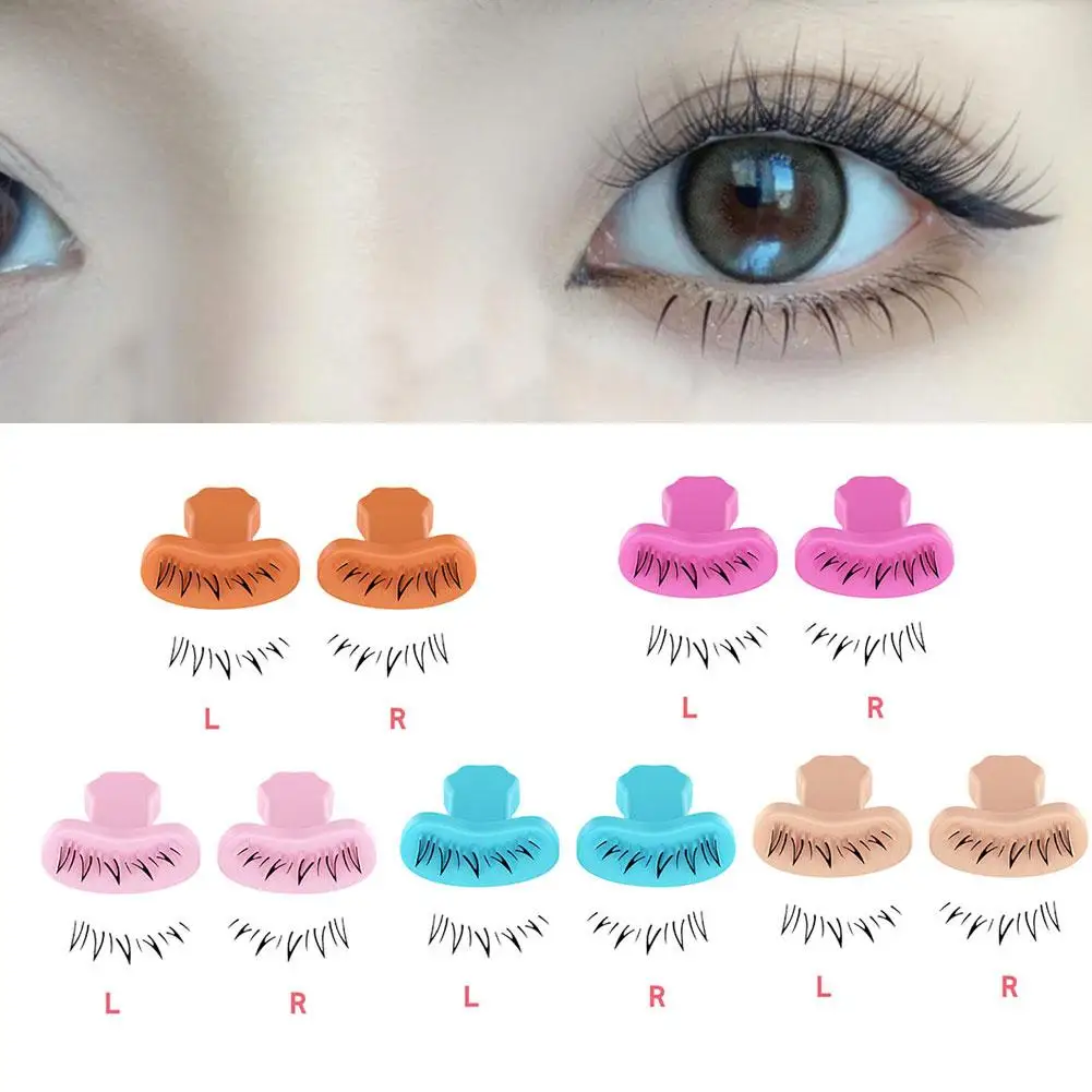 1 Pair Eyelash Stamps Tool Eye Makeup Tool DIY Lower Lashes Extensions Natural Look For Make Up Beginner False Eyelash