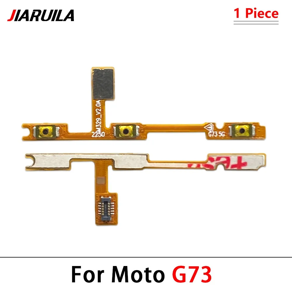 New Power On Off Volume Key Button Flex Cable For Motorola Moto G22 G32 G52 G62 G72 G82 G13 G23 G53 G73 G04 G14 G34 G54 G84 G42