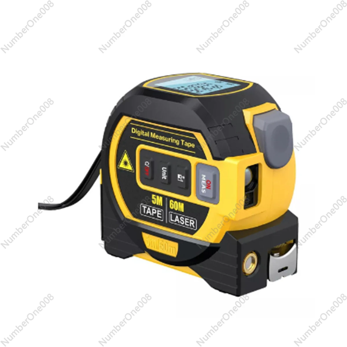 

3 в 1 ЖК-дисплей 60 м цифровой лазерный дальномер ручной инфракрасный дальномер 5 м измерительная лента
