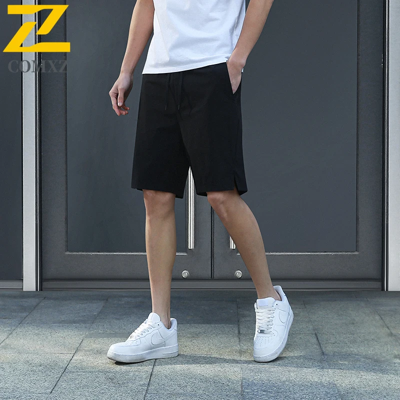 

Мужские повседневные шорты из ледяного шелка, быстросохнущие дышащие эластичные шорты для бега и фитнеса, шорты для езды на велосипеде на открытом воздухе, шорты для подростков