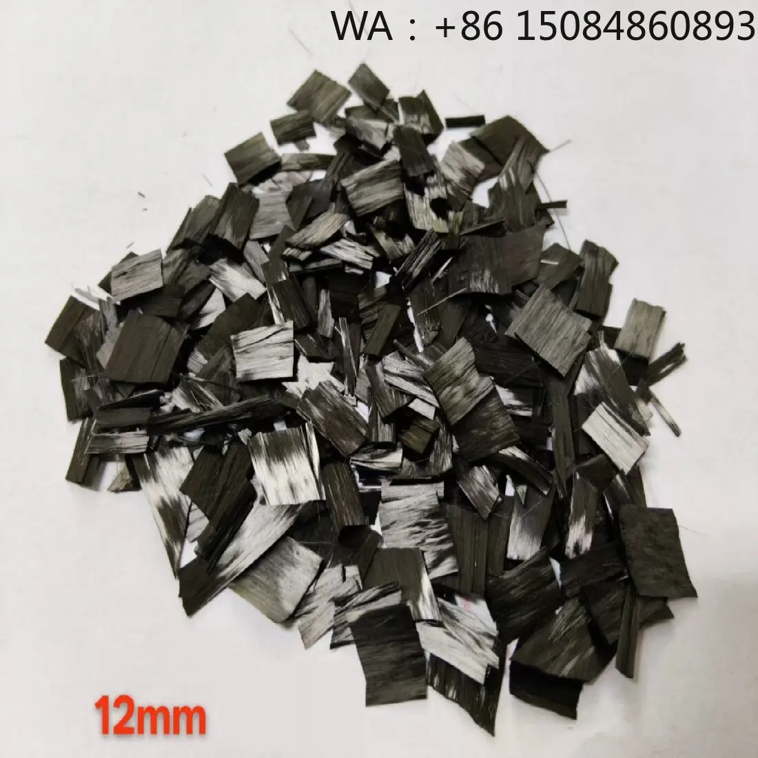 

3K 12K chopped carbon fiber strands with fine quality, factory price for composite material reinforcement production