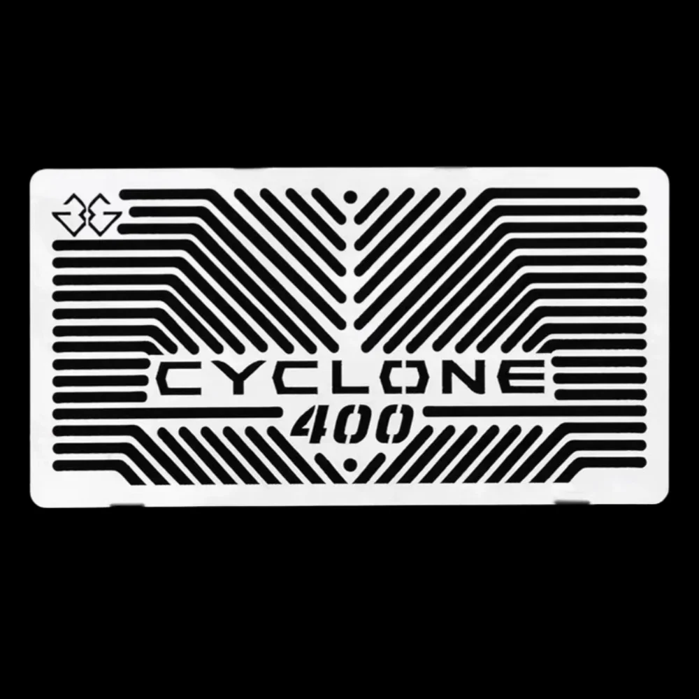 Modification parts for Zongshen Cyclone RE3 RZ3S: Stainless steel mesh radiator cover, grille cover, motorcycle radiator.