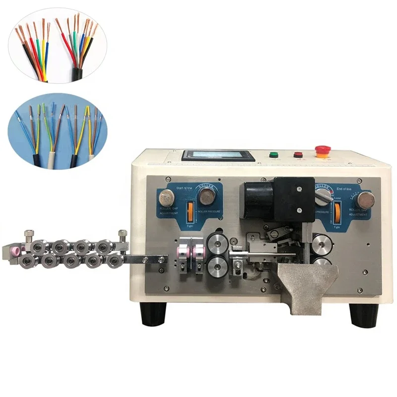 

Cable sheathed stripper multi cores wire cutting stripping machine wires inner core striping machine