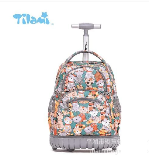 

16 Inch kid travel trolley bag luggage Wheeled backpacks bag for school Kids School Rolling Backpacks bags wheeled Backpacks