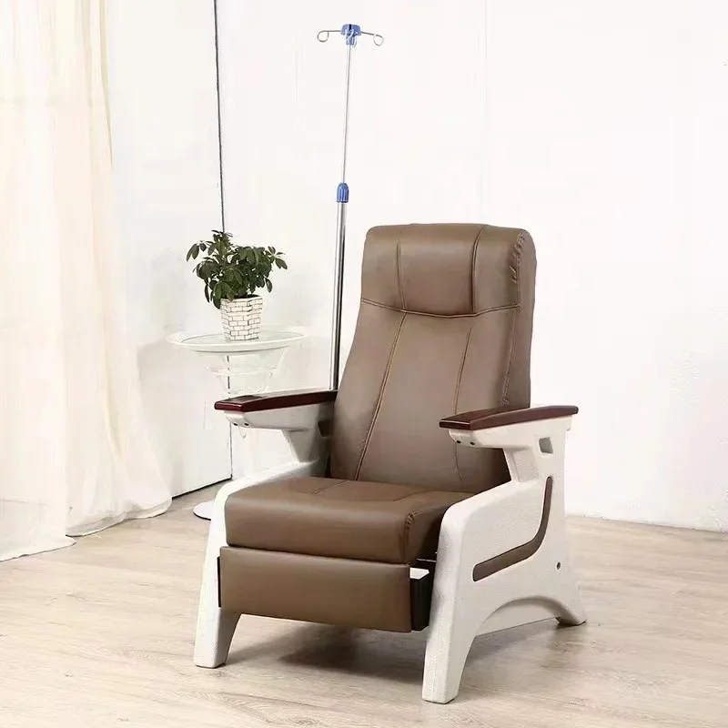 

Hot Home Infusion Drip Clinic Chair Hospital Waiting Room High-End Luxury Seat Medical Recliner Blood Donate Transfusion Chair