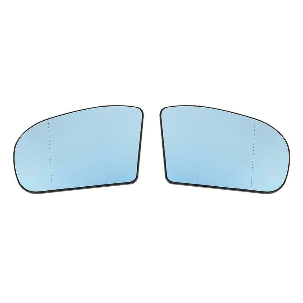 WXZOS Side Rearview Mirror Aspherical Heated Glass For Mercedes E C Class W211 W203