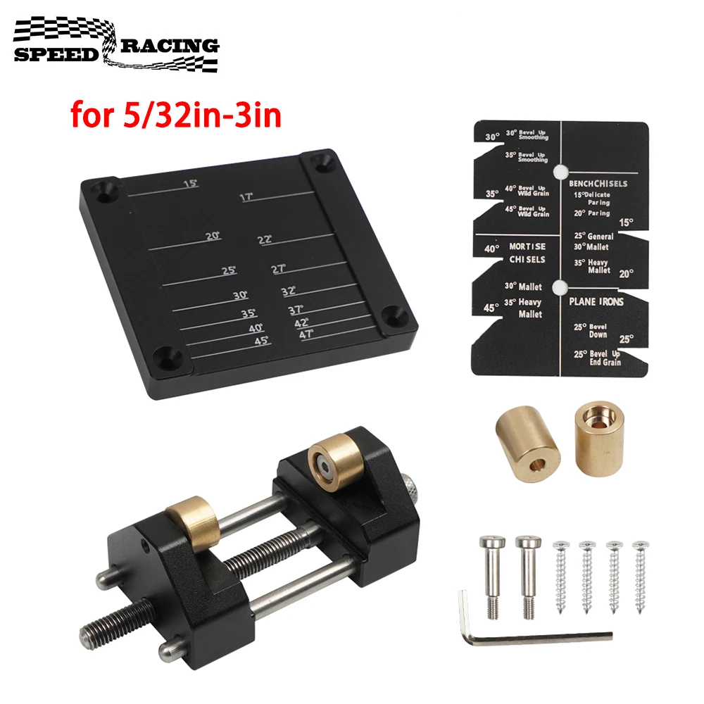 

Направляющая для хонингования долота от 5/32 до 3 дюймов, регулируемая направляющая для приспособления, инструмент для металла, дерева, долото, абразивный острый набор точилок с фиксированным углом